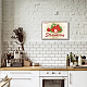 Creatcabin fraises juteuses sucrées choisissez votre propre signe en métal rétro signe en étain vintage décorations d'art mural drôles pour la maison bar café cuisine restaurant AJEW-WH0157-027-6