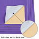 ジュエリー植毛織物  自己粘着性の布地  青紫色  40x28.9~29cm  12シート/セット TOOL-BC0001-75M-2
