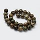 Brins de perles dzi à 3 œil de style tibétain TDZI-G010-K06-2