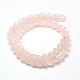 Natural Rose Quartz Beads Strands G-A128-G01-10mm-2