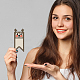 動物テーマの炭素鋼切削ダイスステンシル  DIYスクラップブッキング用  フォトアルバム  装飾的なエンボス紙カード  ステンレス鋼色  フラグ模様  106~107x96~99x0.8mm  2個/セット DIY-WH0309-992-5