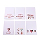 Rectangle Paper Greeting Cards DIY-F096-05-2