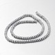 Electroplate Non-magnetic Synthetic Hematite Bead Strands G-F300-48B-F01-2