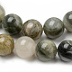 Chapelets de perles en quartz rutile vert naturel G-Q462-61-10mm-2