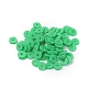 Flache runde umweltfreundliche handgefertigte Polymer Clay Perlen CLAY-R067-6.0mm-08-4