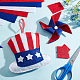 BENECREAT 30 Pieces 3 Colors Independence Day Theme Felt Fabric Sheets DIY-BC0004-38-5
