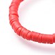 Eco-Friendly Handmade Polymer Clay Beads Kids Stretch Bracelets BJEW-JB04612-M-5