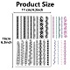 Timbri trasparenti in plastica pvc personalizzati DIY-WH0439-0249-2