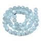Chapelets de perles en aigue-marine naturelle G-S345-8mm-014-2