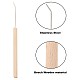 Set di strumenti per maglieria in legno TOOL-WH0018-22-4
