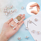 SUNNYCLUE 1 Box 24Pcs 3D Pearl Umbrella Shaped Plastic Pendants Mini Charms Acrylic Dangle Pendants with Brass Loops for DIY Earrings Necklace Bracelet Jewelry Making Accessories Finding Supplies CRES-SC0002-34-3