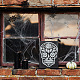 2 piezas 2 estilos halloween mascota ahueca hacia fuera dibujo pintura plantillas DIY-WH0394-0103-6