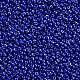 12/0 ガラスシードビーズ  不透明な色の光沢の  ラウンド  丸い穴  ブルー  12/0  2mm  穴：1mm  約3333個/50g  50 G /袋  18袋/2ポンド SEED-US0003-2mm-128-2