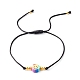 Adjustable Nylon Thread Cord Bracelets BJEW-JB06346-4