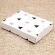 Картонные коробки из крафт-бумаги и серьги CON-L015-A02-1