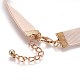 Kaurimuschel-Bib-Halsketten im böhmischen Stil NJEW-WH0005-01-3
