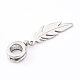 304 Stainless Steel European Dangle Charms PALLOY-JF00624-01-3