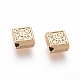 Long-Lasting Plated Alloy Beads PALLOY-E576-02G-1