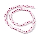 Perlas de vidrio pintadas para hornear DGLA-C001-02C-2