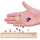 Umweltfreundliche runde Perlen aus gefärbtem Glasperlen HY-PH0011-01-6mm-2