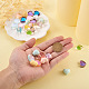 Craftdady 60Pcs 15 Style Transparent and Opaque Resin Cabochons CRES-CD0001-06-7