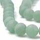 Natürlichen grünen Aventurin Perlen Stränge X-G-T106-171-2