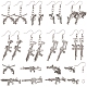 SUNNYCLUE Gun Shape DIY Dangle Earrings Making DIY-SC0009-60-1