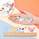 Kit per la creazione di orecchini in pelle farfalla fai da te sunnyclue DIY-SC0013-76P-3