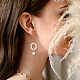 Craftdady 50 pièces 5 styles pendentifs en perles d'imitation en résine RESI-CD0001-16-8