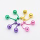 Fashionable Spray Painted 316L Stainless Steel Body Jewelry AJEW-E011-02-2