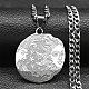 Не тускнеющие подвески из нержавеющей стали 304 NJEW-C042-06P-1