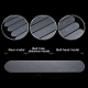 BENECREAT PVC Plastic Strap Belt End Templates with 2PCS Belt Hole Templates TOOL-BC0008-68-5