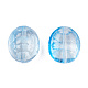 Transparent Spray Painted Glass Beads GLAA-N035-022-C05-2