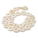 Brins de perles d'eau douce naturelles teints en coquille BSHE-P033-01A-3