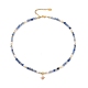 Bracelet et collier à breloques étoile en laiton SJEW-JS01268-2