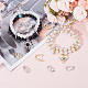 SUNNYCLUE 1 Box 6Pcs Layered Necklace Clasps Bracelet Layering Clasp Rhinestone Peanut Pearls Clasps Necklaces Bracelets Multiple Strands Connector for Jewelry Making Women DIY Crafts Silver Gold FIND-SC0003-98-4
