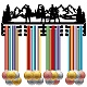 Support de mur d'affichage de support de cintre de médaille de fer de mode ODIS-WH0037-382-1