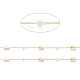 Handgefertigte Perlenketten aus Messing CHC-M021-12LG-2