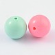 Solid Chunky Bubblegum Acrylic Ball Beads SACR-R835-20mm-M-2