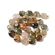Fili di perle di quarzo rutilato misto naturale G-NH0004-008-3