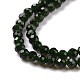 Synthetic Green Goldstone Beads Strands G-E591-07B-4