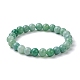 Bracelets extensibles en perles de verre rondes pour femmes BJEW-JB09912-3