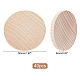 PandaHall 40pcs Unfinished Wood Circles 2 Inch Round Wood Coins Wood Discs Natural Wood Slices Wooden Tokens Reward Coins for Christmas Tree DIY Arts & Crafts Projects Decoration WOOD-PH0009-48-6