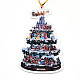 Acrylic Christmas Tree Pendant Decoration HJEW-Q010-01F-2