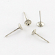 Iron Stud Earring Settings IFIN-R201-07P-1