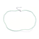 Verre plaquent colliers de perles NJEW-JN02793-05-1