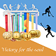 Soporte de exhibición para colgar medallas nbeads ODIS-WH0021-596-5