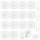 BENECREAT 16 Pack 50ml/50g Plastic Cosmetics Cream Jar Empty Travel Sample Container Jars with Lids and Inner Liners DIY-BC0001-86-1