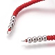 Nylonschnur geflochtene Perlen Armbänder machen BJEW-F360-FP18-2
