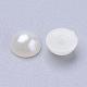 Half Round Domed Imitated Pearl Acrylic Cabochons OACR-H001-10-2